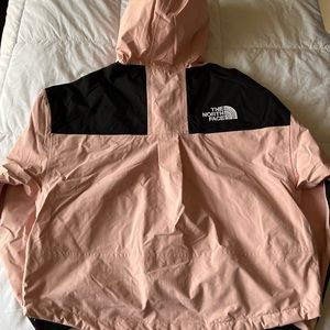 north face reign on jacket pink